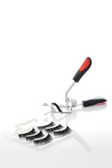 Fake false eyelash with curler