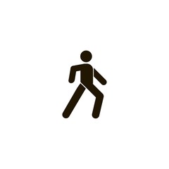 pedestrian icon. flat design