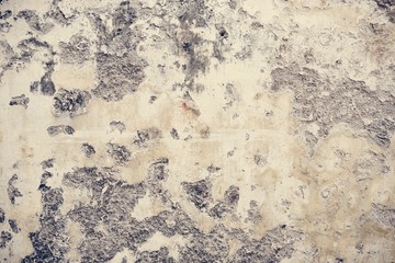 An old rustic peeled painted wall