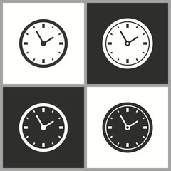 Stopwatch timer symbol.