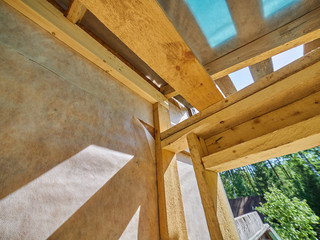 construction of a frame house