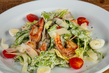 Tasty caesar salad