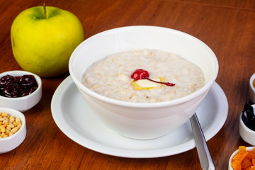 Delicious oatmeal porridge