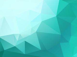 light green mosaic triangle pattern