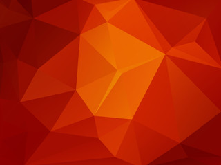 red orange mosaic triangle background