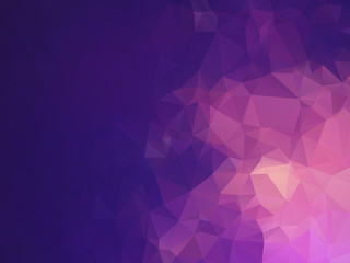 Obraz premium purple mosaic triangle pattern