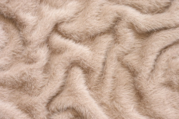 Fluffy fabric texture