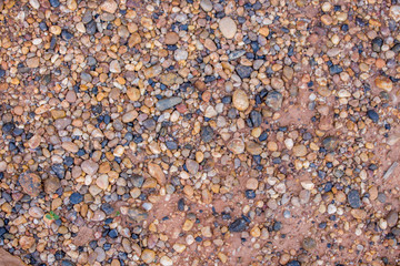 Gravel in the summer