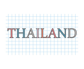 Thailand concept- vector illustration