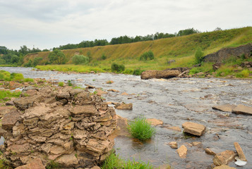 View of the river Tosna.