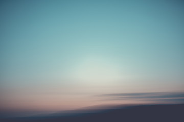 Teal sky - Background Overlay With Blurred Mountain Range