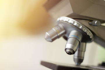 Microscope in the laboratory