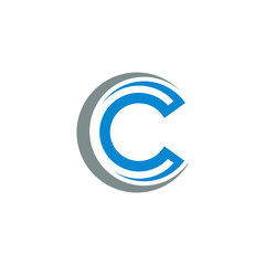 Letter C  logo template vector illustration