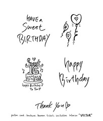 인사말 / 손으로 쓴 글씨체