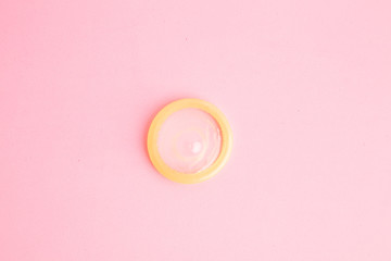 condom in colorful background