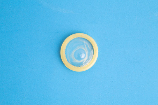 condom in colorful background