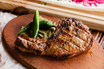 variety of Georgian dishes and snacks