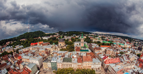 Lviv panoramic view