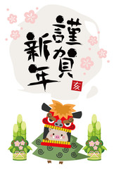 2019年　亥　年賀状