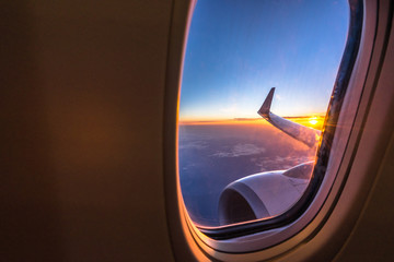 airplane in the sky