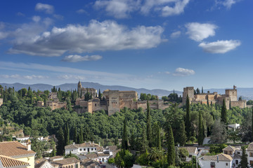 Obraz premium ciudad de Granada, La Alhambra