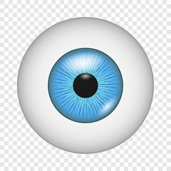 Eyesight icon. Realistic illustration of eyesight vector icon for on transparent background
