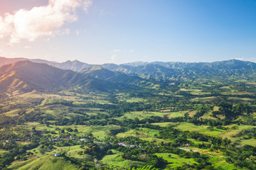 Montana Redonda landscape in sunny day