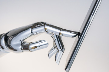 metal robot hand