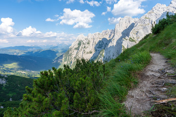 Kaiserbachtal Weg zum Stripsenjochhaus