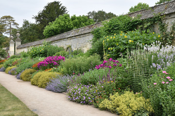 Jardin anglais à Oxford, Angleterre