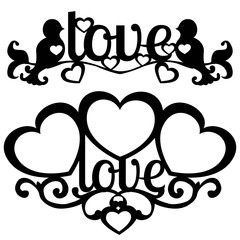 Frames for laser cutting frames