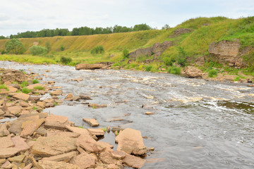 View of the river Tosna.
