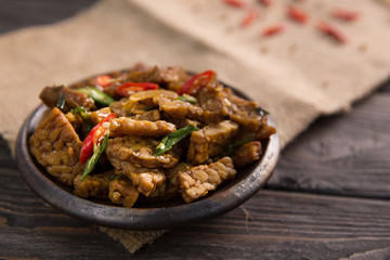 traditional indonesian dishes oseng tempe