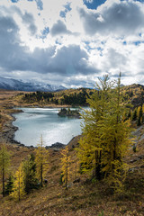 Rock Island Lake on Sunshine Meadows in Canada's Banff National Park