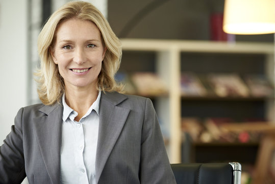Businesswoman in office