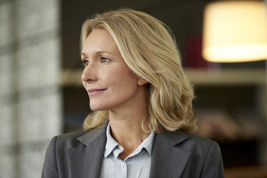 Businesswoman in office