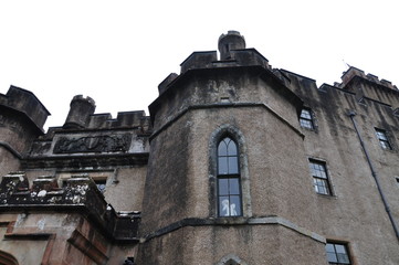 Fototapeta na wymiar château de dunvegan ecosse ile de skye