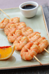 Shrimp skewers