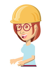 cartoon woman icon