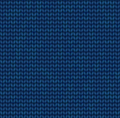 Fototapeta na wymiar Blue realistic knitted texture. Seamless pattern