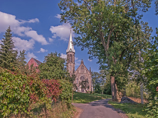 Kamienny kościół.