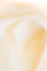 Background with coffee foam