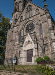 Fototapeta premium Kamienny kościół.