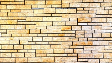 Stone Wall background from modern building contruction facade