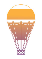 Fototapeta na wymiar hot air balloon icon