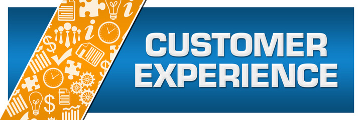Customer Experience Orange Business Element Blue Left Side 