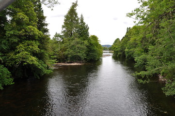 Fototapeta na wymiar parc de la ville inverness ecosse