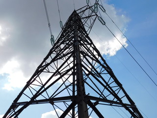 electricity, power, energy, tower, sky