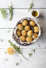 Lemony rosemary potatoes