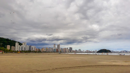 Fototapeta na wymiar Sao Vicente skyline